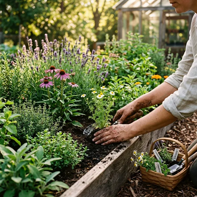 Medicinal Garden Kit healing plants herbal remedies