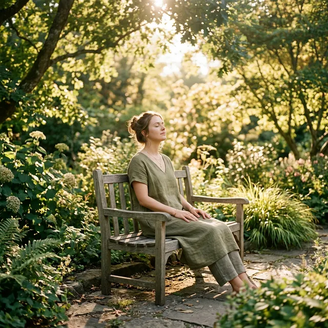 peaceful doing nothing meditation calm