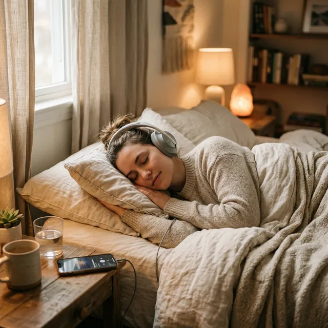 listening to healing music sleep