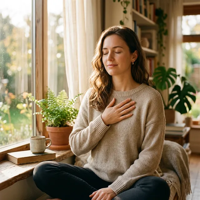 hand on heart self love compassion
